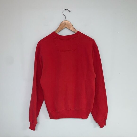 Vintage Champion Eco Authentic‎ Crewneck Sweater Pullover Red  Men’s Size Small - Picture 5 of 8